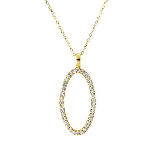 Collier 18 kt GG, mit ZÖ 40 cm + 42.5cm, 7 Brill. 0,04 ct, TW-si, 30 Brill. 0,15 ct, TW-si