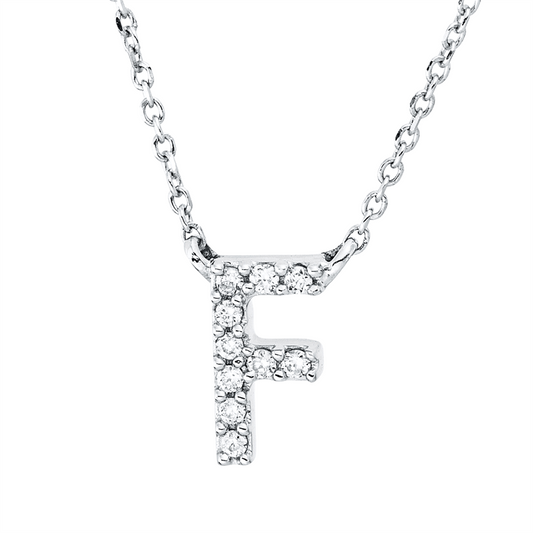 Collier 18 kt WG, 10 Brill. 0,04 ct, TW-pi