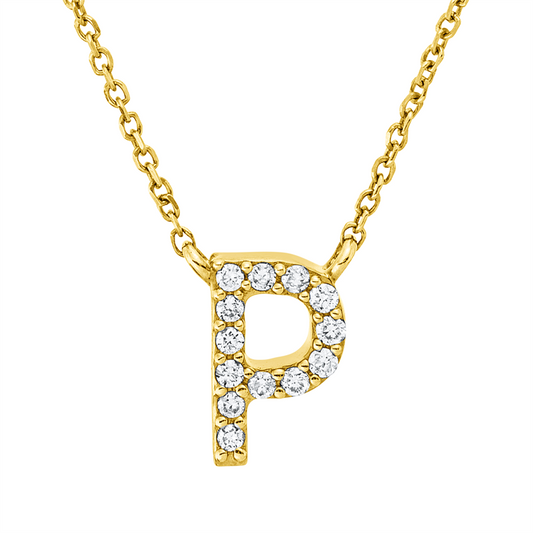 Collier 18 kt GG, 13 Brill. 0,05 ct, TW-pi