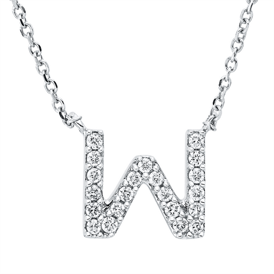 Collier 18 kt WG, 21 Brill. 0,07 ct, TW-pi