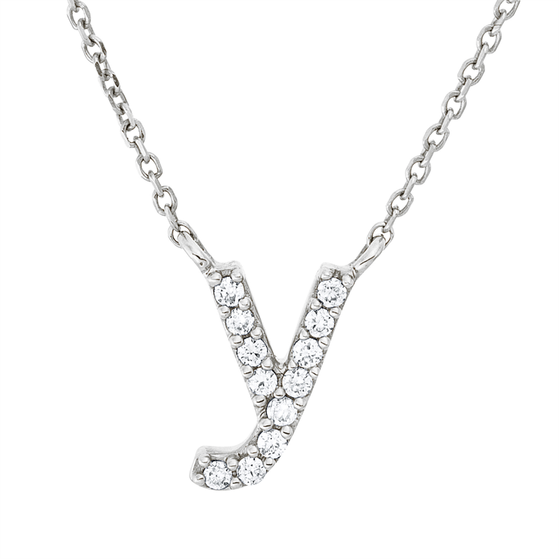 Collier 18 kt WG, 12 Brill. 0,04 ct, TW-pi