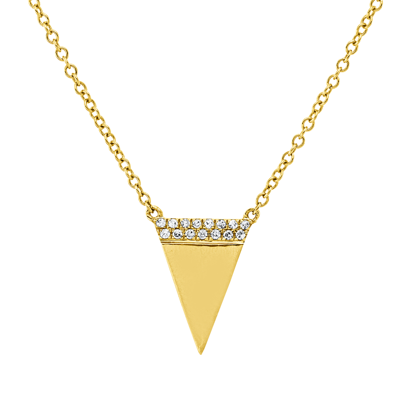 Collier 18 kt GG, mit ZÖ 43 cm + 40,6 cm, 15 Dia. 0,04 ct, TW-si
