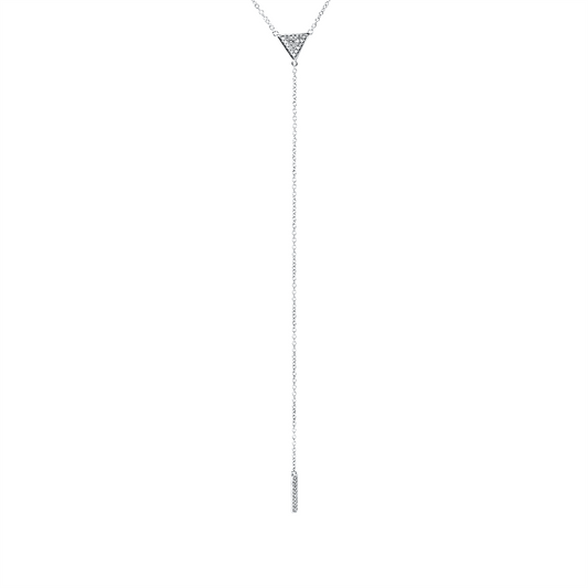 Collier 18 kt WG, 31 Dia. 0,07 ct, TW-si
