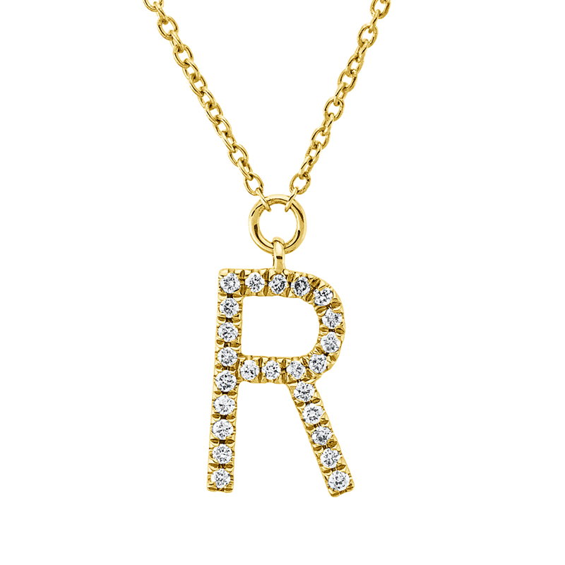 Collier 18 kt GG, Einstellbar, 24 Brill. 0,05 ct, W-si