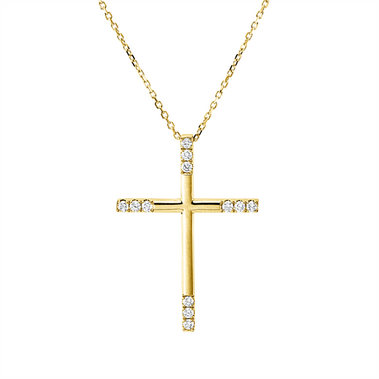 Collier 18 kt GG, 12 Brill. 0,22 ct, TW-vsi/si