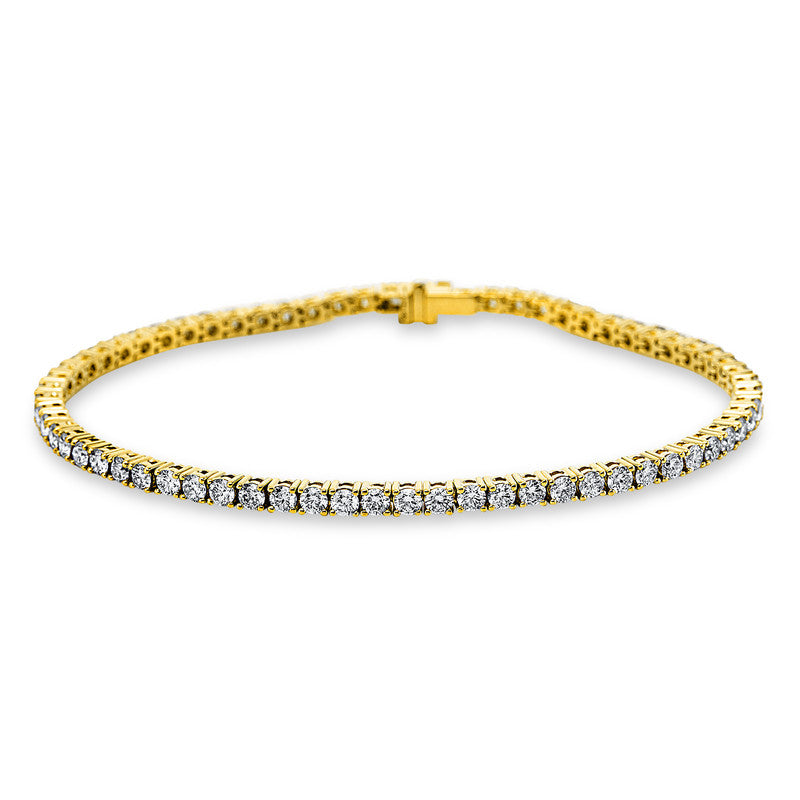 Armband 18 kt GG+WG, 67 Brill. 3,69 ct, TW-si