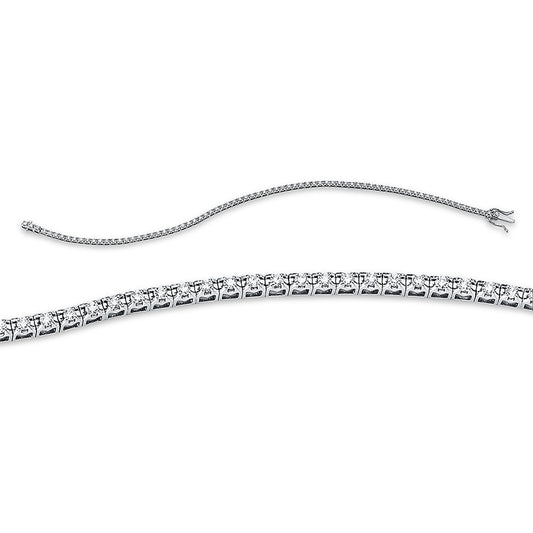 Armband 18 kt WG, 77 Brill. 0,75 ct, TW-si