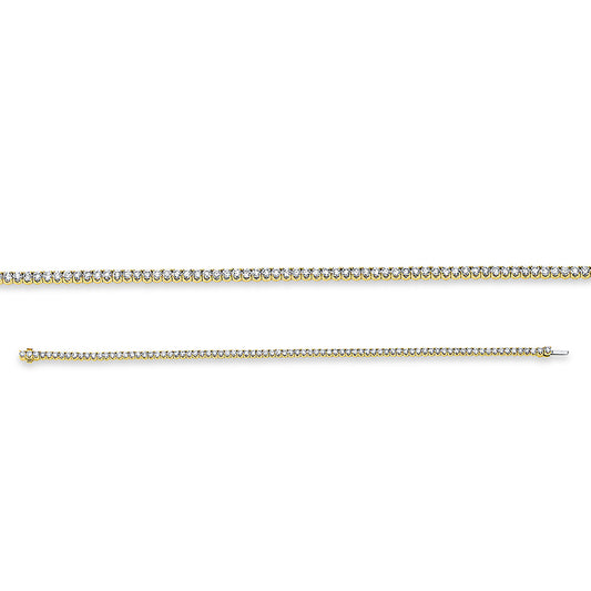 Armband 18 kt GG, With American Lock, 83 Brill. 3,00 ct, TW-si
