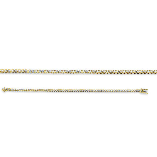 Armband 18 kt GG, 63 Brill. 1,51 ct, TW-si