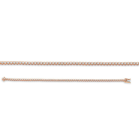 Armband 18 kt RG, 63 Brill. 1,51 ct, TW-si