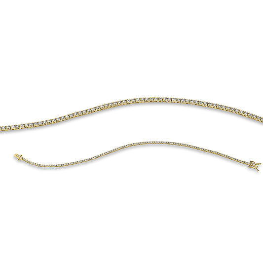 Armband 18 kt GG, 102 Brill. 0,92 ct, TW-si