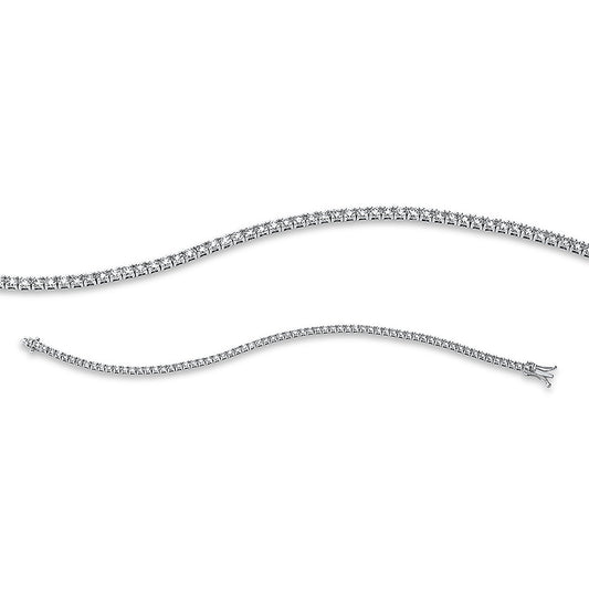 Armband 18 kt WG, 68 Brill. 2,64 ct, TW-si