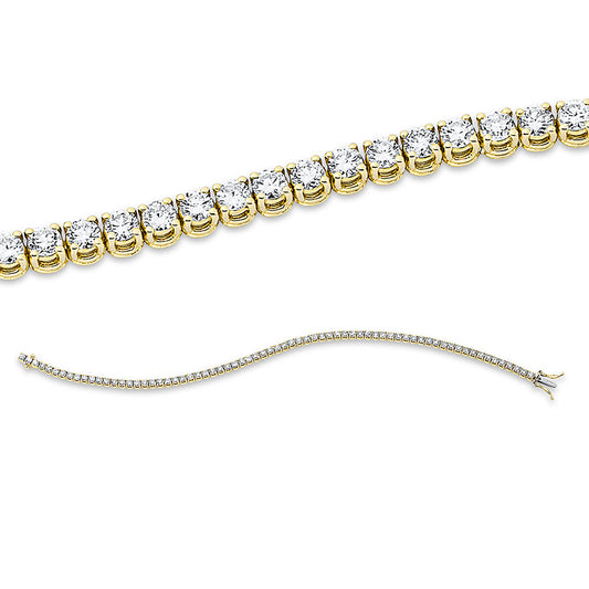 Armband 18 kt GG, 67 Brill. 3,00 ct, TW-si