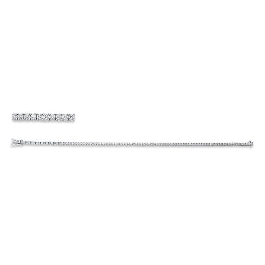 Armband 18 kt WG, 90 Brill. 1,60 ct, TW-si