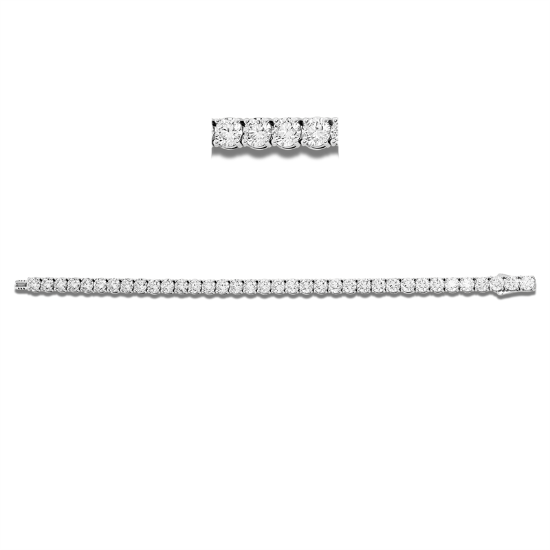 Armband 18 kt WG, Premium Edition, 36 GIA's, 15 Brill. 6,01 ct, TW-vsi, 21 Brill. 8,42 ct, F-vsi