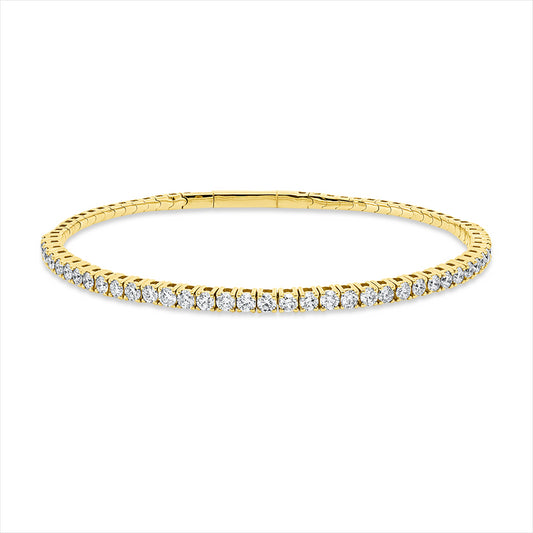 Armband 18 kt GG, 38 Brill. 1,95 ct, TW-si