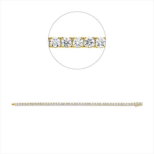 Armband 18 kt GG, Premium Edition, 49 Brill. 6,86 ct, TW-si