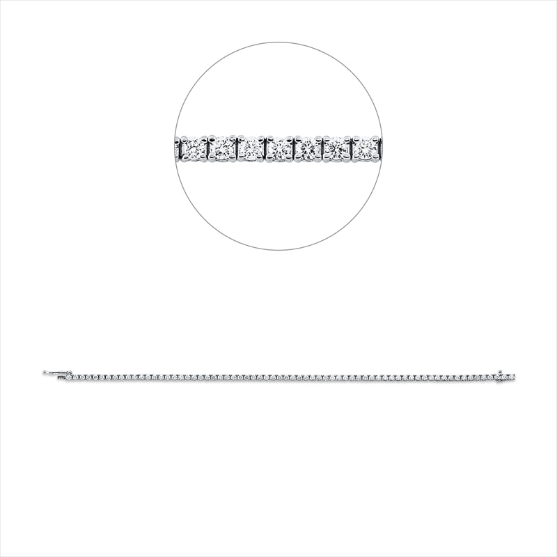 Armband 18 kt WG, Premium Edition, 68 Brill. 2,06 ct, TW-si