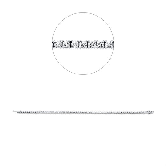 Armband 18 kt WG, Premium Edition, 68 Brill. 2,06 ct, TW-si