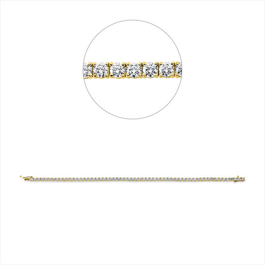 Armband 18 kt GG, Premium Edition, 64 Brill. 3,14 ct, TW-si