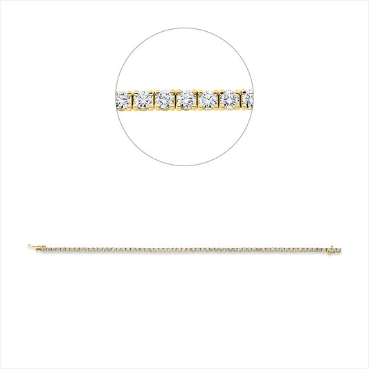 Armband 18 kt GG, Premium Edition, 59 Brill. 4,32 ct, TW-si