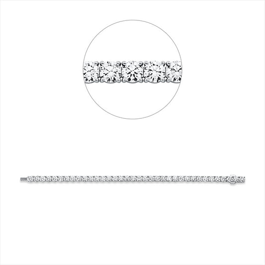 Armband 18 kt WG, Premium Edition, 36 GIA's, 36 Brillanten 14,51 ct, E-G/vs1-vvs2