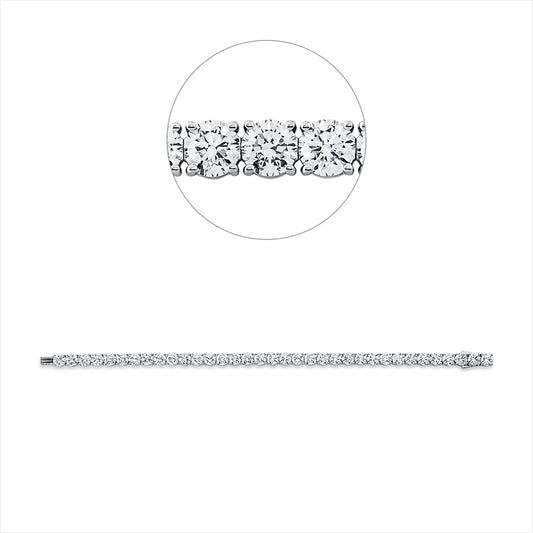 Armband 18 kt WG, Premium Edition, 35 GIA's, 35 Brill. 17,59 ct, TW-vsi