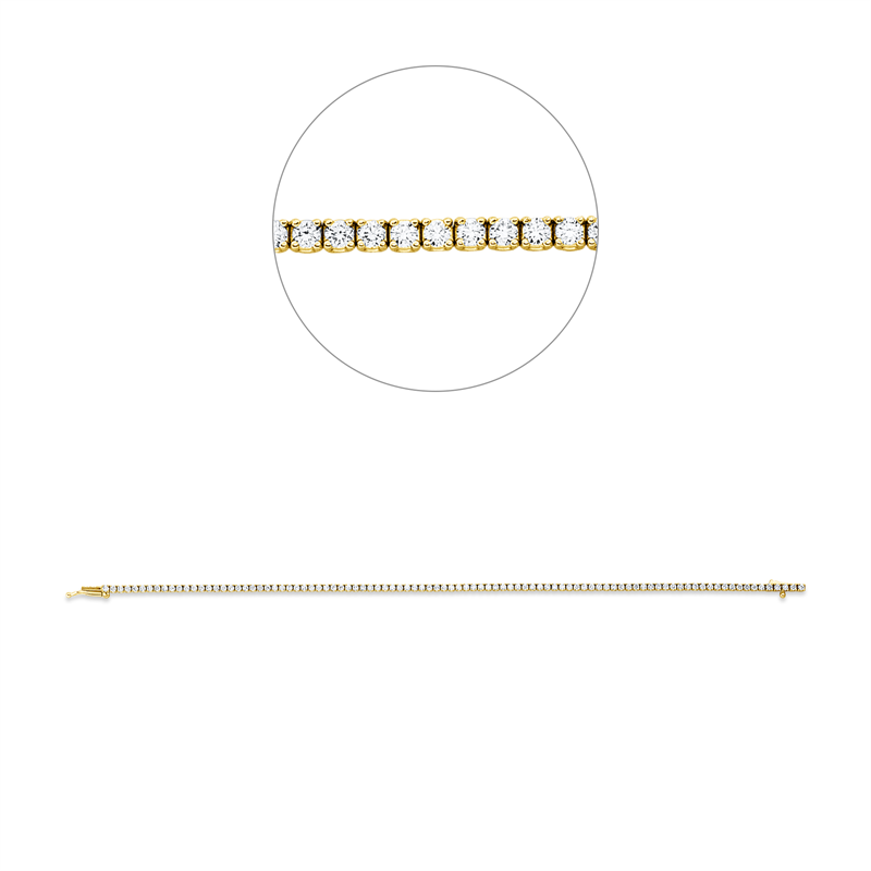 Armband 18 kt GG, Premium Edition, 95 Brill. 1,34 ct, TW-si