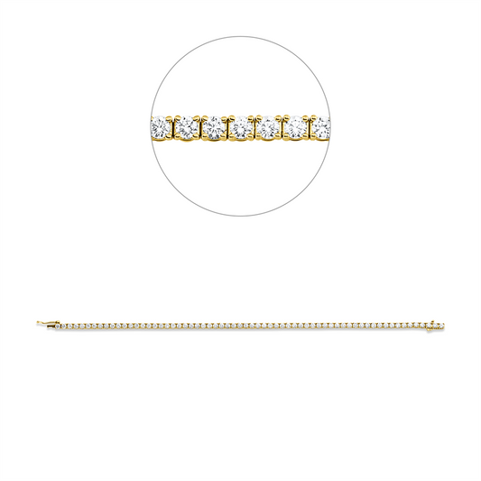 Armband 18 kt GG, Premium Edition, 64 Brill. 2,94 ct, TW-si