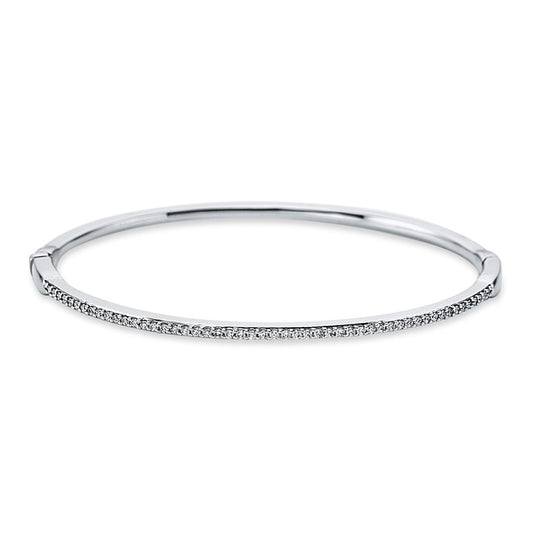 Armreif 18 kt WG, 51 Brill. 0,45 ct, TW-si