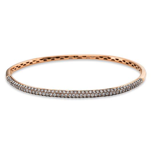 Armreif 18 kt RG, 142 Brill. 1,67 ct, TW-si