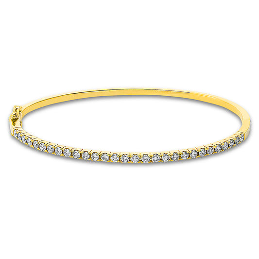 Armreif 18 kt GG+WG, 29 Brill. 0,97 ct, TW-si