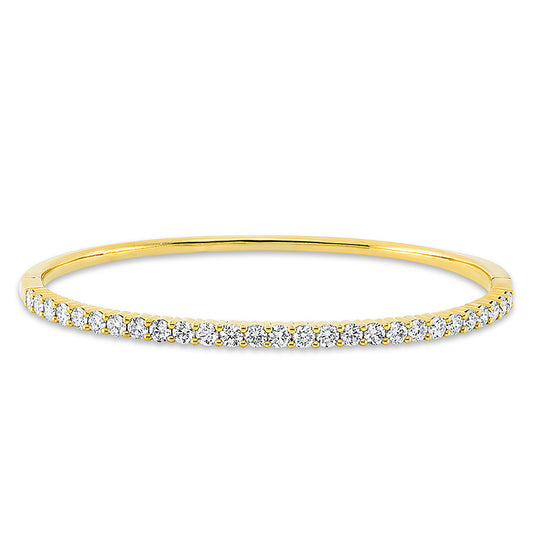 Armreif 18 kt GG, 27 Brill. 1,78 ct, TW-si