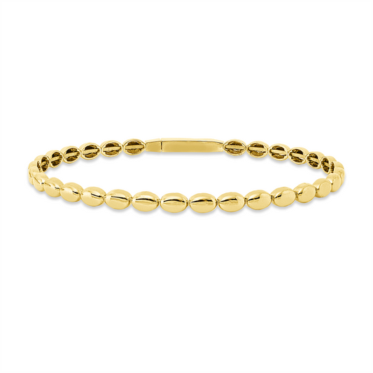 Armreif 14 kt GG, poliert