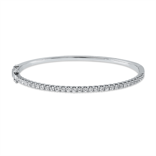 Armreif 18 kt WG, 31 Brill. 0,88 ct, TW-vsi/si