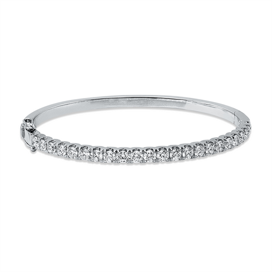 Armreif 18 kt WG, 23 Brill. 2,12 ct, TW-vsi/si
