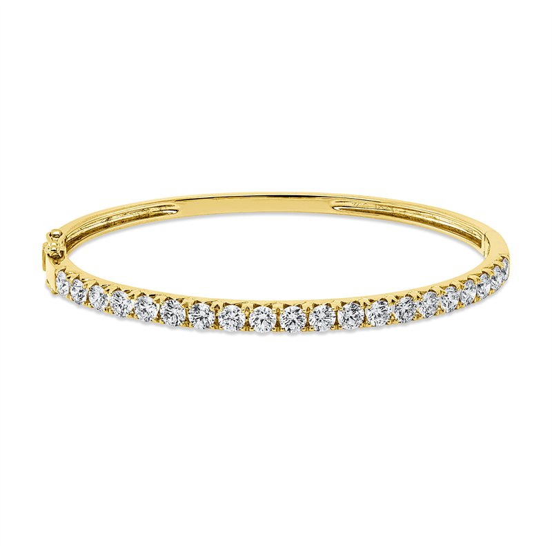 Armreif 18 kt GG, 20 Brill. 2,41 ct, TW-vsi/si