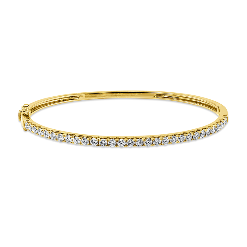 Armreif 18 kt GG, 30 Brill. 1,16 ct, TW-vsi/si