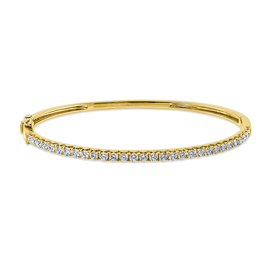 Armreif 18 kt GG, 30 Brill. 1,16 ct, TW-vsi/si
